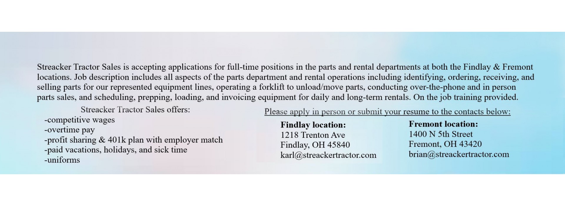 Job Posting 